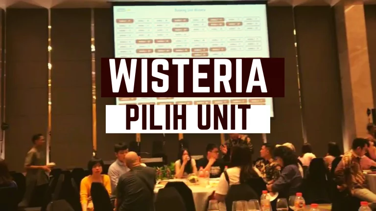 Acara pemilihan unit wisteria cakung tahap 1