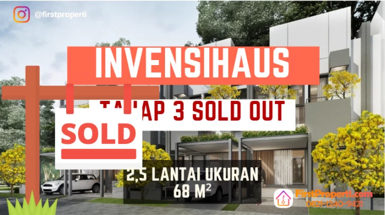 Invensihaus Tabebuya BSD tahap 3 Sold Out