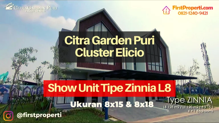 Citra Garden Puri Show Unit Zinnia