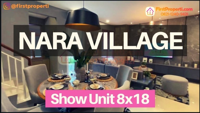 Nara Village Paramount Show Unit Tipe 8x18