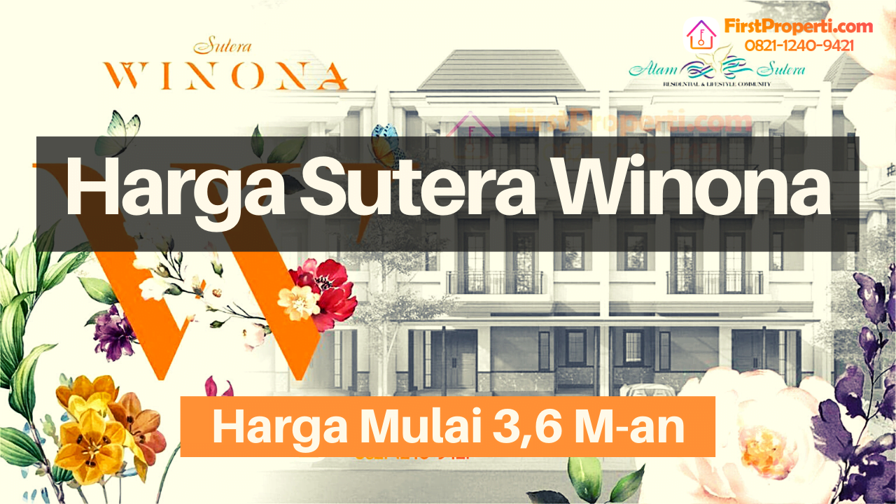 Harga Sutera Winona Alam Sutera