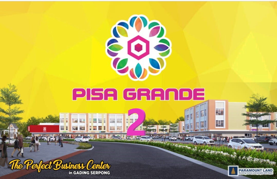 Ruko Pisa Grande Tahap 2 Segera Launching