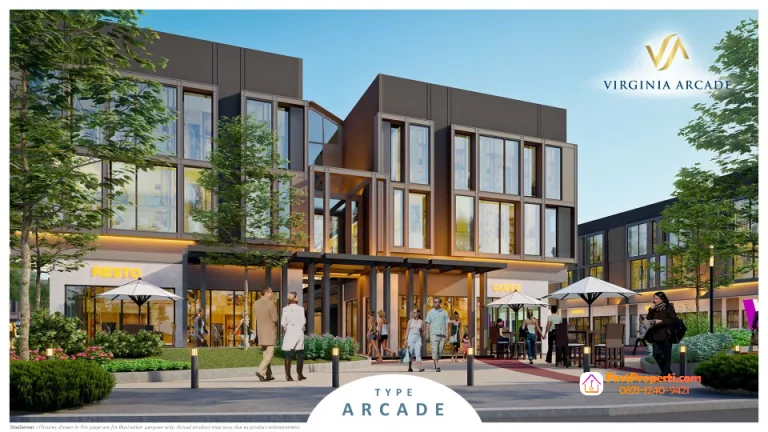 Tipe Ruko Virginia Arcade BSD