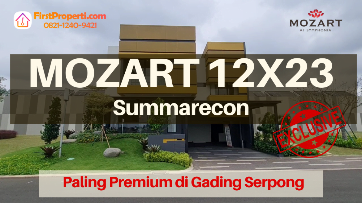 Mozart Summarecon Serpong Show Unit 12x23