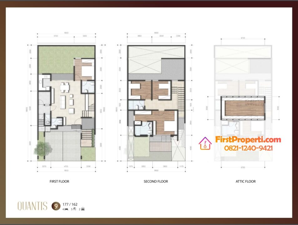 Show Unit Quantis Signature BSD Tipe 9 Video | First Properti