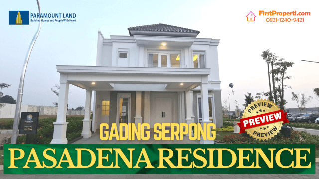 Pasadena Residence Show Unit tipe 10x18 Preview