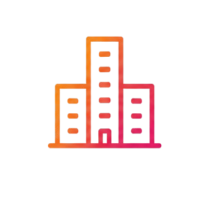 cluster and neighborhood icon